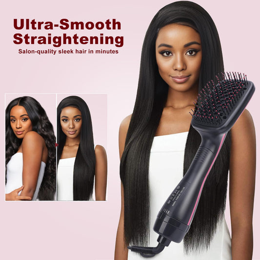 2 in 1 Comfort Comb Design Multifunctional Hair Dryer, Fast Drying Hair Styling Tool, Hairdressing Comb Hot Air Brush, Makeup Products, Hair Straightener Comb
