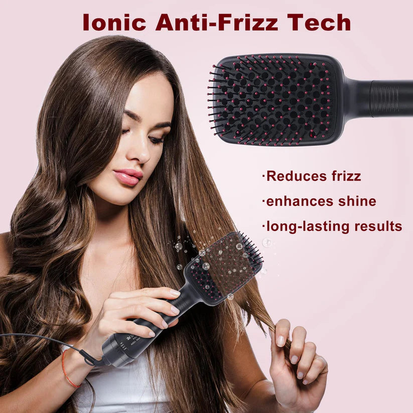 2 in 1 Comfort Comb Design Multifunctional Hair Dryer, Fast Drying Hair Styling Tool, Hairdressing Comb Hot Air Brush, Makeup Products, Hair Straightener Comb