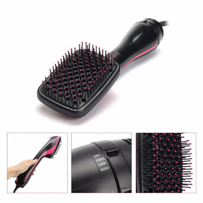 2 in 1 Comfort Comb Design Multifunctional Hair Dryer, Fast Drying Hair Styling Tool, Hairdressing Comb Hot Air Brush, Makeup Products, Hair Straightener Comb