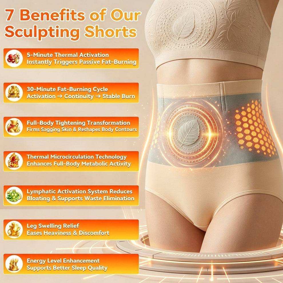 🛡️2026 Moringa & Berberine 4-in-1 Micro-Particle Shaping & Fat Burning Shorts
