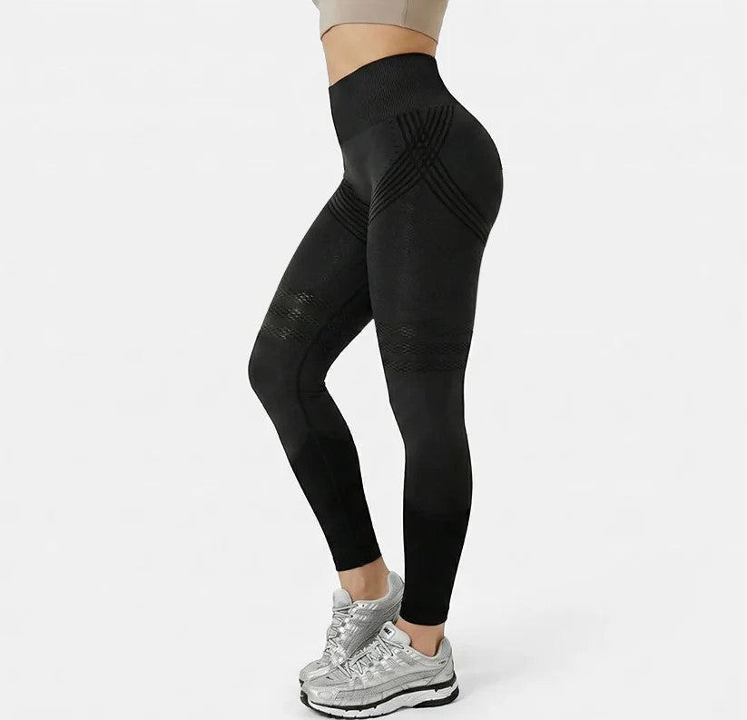 High Waisted And Hip Lifting Yoga Elastic Quick Drying Tight Pants