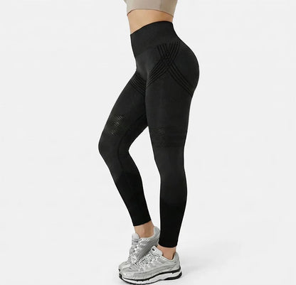 High Waisted And Hip Lifting Yoga Elastic Quick Drying Tight Pants