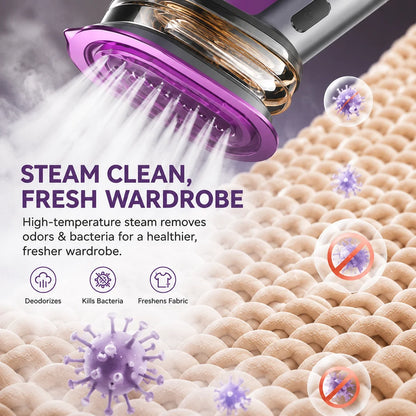 🔥Limited-time 49% off🔥Compact 2-in-1 Handheld Garment Steamer & Iron