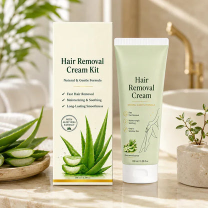Natural Gentle Hair Removal Cream | For Women & Men, Sensitive Skin