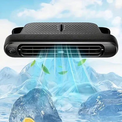 🔥 LIMITED-TIME 30% OFF! 💨 Dual Turbo Car Seat Fan – Instant Cooling, 3 Speeds, Magic Tape Mount 🚗