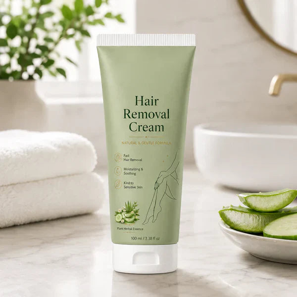 Natural Gentle Hair Removal Cream | For Women & Men, Sensitive Skin