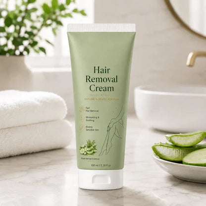 Natural Gentle Hair Removal Cream | For Women & Men, Sensitive Skin