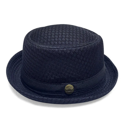 Unisex Breathable Mesh Pork Pie Hat