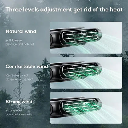 🔥 LIMITED-TIME 30% OFF! 💨 Dual Turbo Car Seat Fan – Instant Cooling, 3 Speeds, Magic Tape Mount 🚗