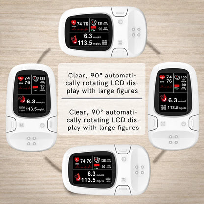 ⚕️ Non-Invasive Daily Health Tracker | 💧 Needle-Free Wellness Trend Monitoring Device