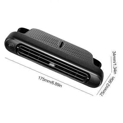 🔥 LIMITED-TIME 30% OFF! 💨 Dual Turbo Car Seat Fan – Instant Cooling, 3 Speeds, Magic Tape Mount 🚗
