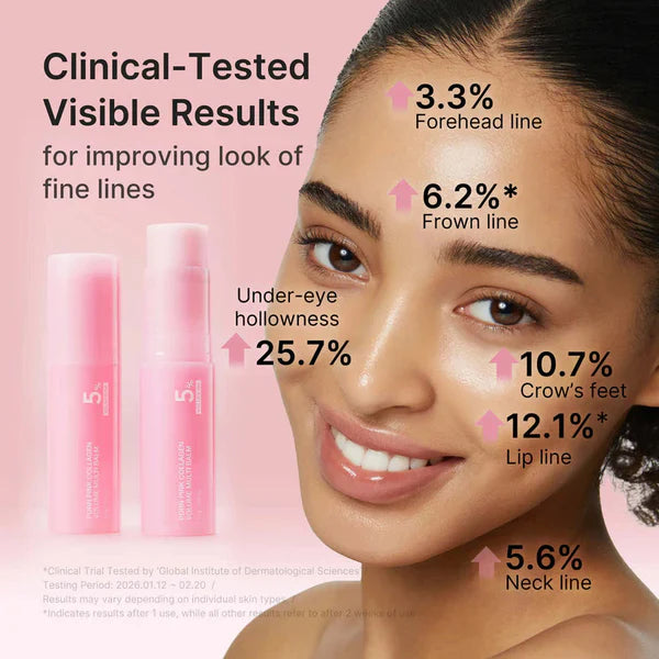 Pink Collagen Volume Multi Balm for Soft, Smooth Lips