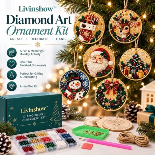Christmas Diamond Art Ornament Kit