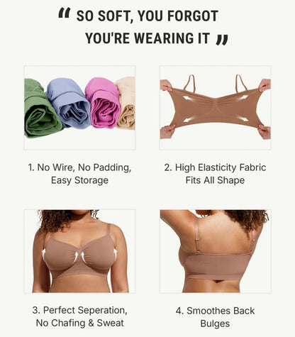Seamless Wireless Comfort Bra（3pcs）