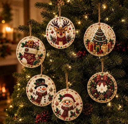 Christmas Diamond Art Ornament Kit